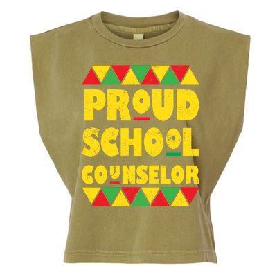 Proud School Counselor Garment-Dyed Women's Muscle Tee