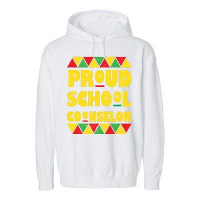 Proud School Counselor Garment-Dyed Fleece Hoodie