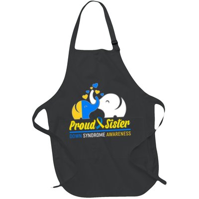 Proud Sister Down Syndrome Awareness Elephants Apron