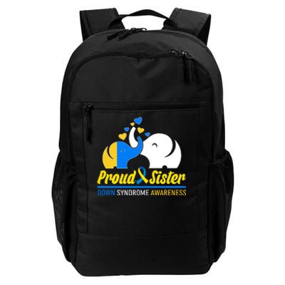 Proud Sister Down Syndrome Awareness Elephants Daily Commute Backpack