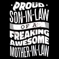 Proud Son-In-Law Of A Freaking Awesome Mother In Law USA-Made Doggie Bandana