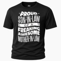 Proud Son-In-Law Of A Freaking Awesome Mother In Law Cooling Performance Crew T-Shirt