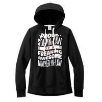 Proud Son-In-Law Of A Freaking Awesome Mother In Law Women's Fleece Hoodie