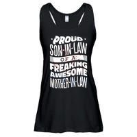 Proud Son-In-Law Of A Freaking Awesome Mother In Law Ladies Essential Flowy Tank