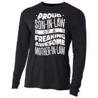 Proud Son-In-Law Of A Freaking Awesome Mother In Law Cooling Performance Long Sleeve Crew