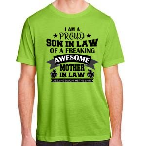 Proud Son In Law Of An Awesome Mother in Law Adult ChromaSoft Performance T-Shirt