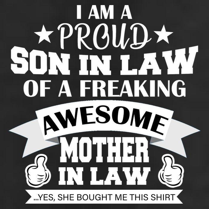 Proud Son In Law Of An Awesome Mother in Law Garment-Dyed Heavyweight T-Shirt
