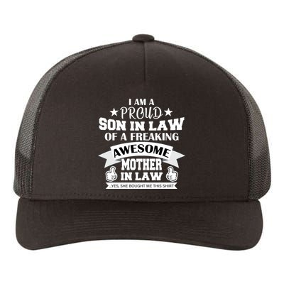 Proud Son In Law Of An Awesome Mother in Law Yupoong Adult 5-Panel Trucker Hat