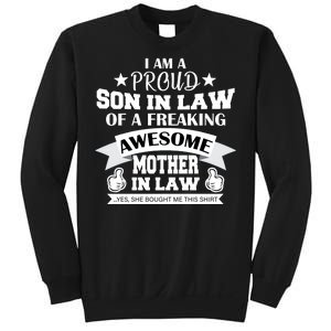 Proud Son In Law Of An Awesome Mother in Law Sweatshirt