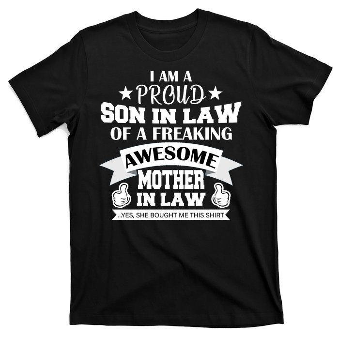 Proud Son In Law Of An Awesome Mother in Law T-Shirt