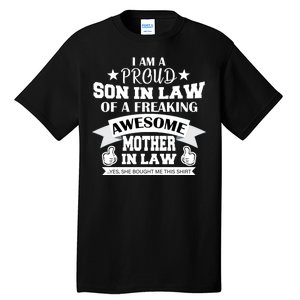 Proud Son In Law Of An Awesome Mother in Law Tall T-Shirt