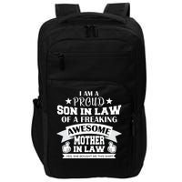 Proud Son In Law Of An Awesome Mother in Law Impact Tech Backpack