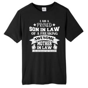 Proud Son In Law Of An Awesome Mother in Law Tall Fusion ChromaSoft Performance T-Shirt