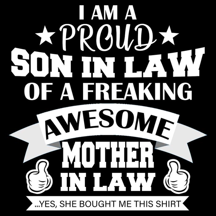 Proud Son In Law Of An Awesome Mother in Law 16 in Basic Backpack