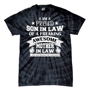 Proud Son In Law Of An Awesome Mother in Law Tie-Dye T-Shirt