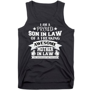 Proud Son In Law Of An Awesome Mother in Law Tank Top