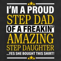 Proud Step Dad Of An Amazing Step Daughter Adult Drive Performance Visor