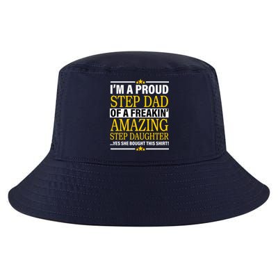 Proud Step Dad Of An Amazing Step Daughter Cool Comfort Performance Bucket Hat
