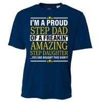 Proud Step Dad Of An Amazing Step Daughter Cooling Performance Crew T-Shirt