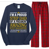 Proud Step Dad Of An Amazing Step Daughter Long Sleeve Pajama Set