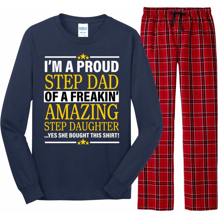 Proud Step Dad Of An Amazing Step Daughter Long Sleeve Pajama Set