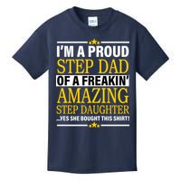 Proud Step Dad Of An Amazing Step Daughter Kids T-Shirt