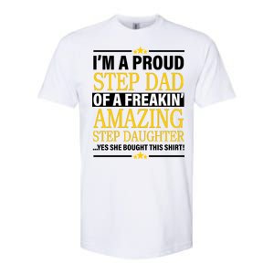 Proud Step Dad Of An Amazing Step Daughter Softstyle CVC T-Shirt