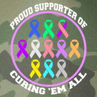 Proud Supporter Of Curing Them All Legacy Tie Dye Trucker Hat