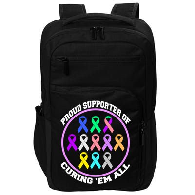 Proud Supporter Of Curing Them All Impact Tech Backpack