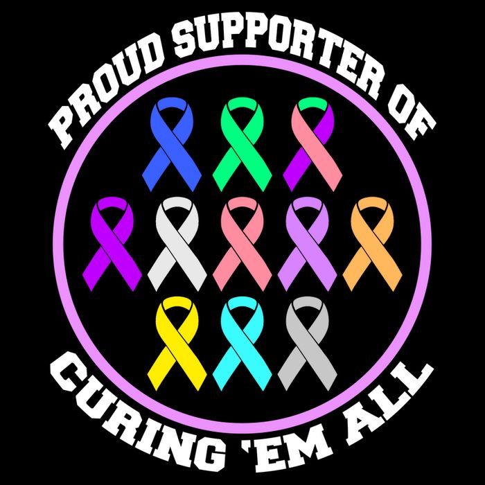 Proud Supporter Of Curing Them All Magnet