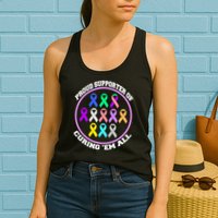 Proud Supporter Of Curing Them All Womens Tank Top