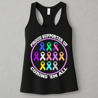 Proud Supporter Of Curing Them All Womens Tank Top