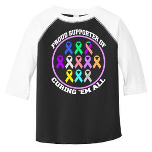 Proud Supporter Of Curing Them All Toddler Fine Jersey T-Shirt