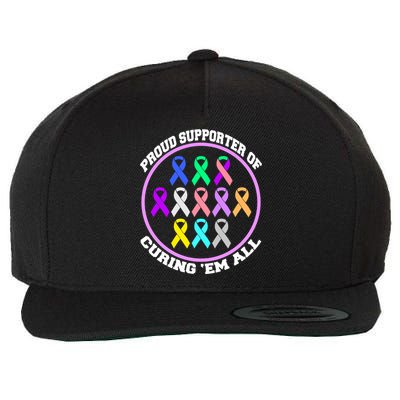 Proud Supporter Of Curing Them All Wool Snapback Cap