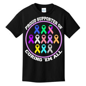 Proud Supporter Of Curing Them All Kids T-Shirt