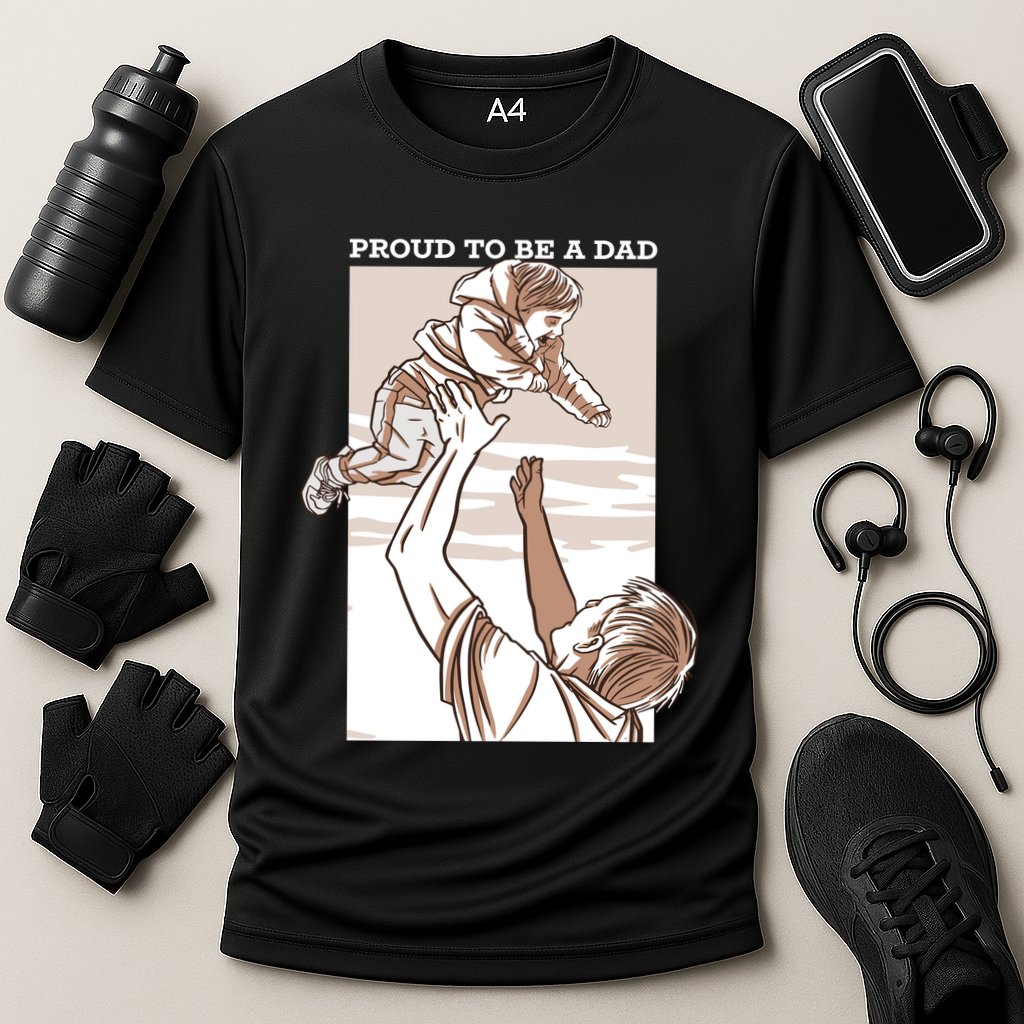 Proud To Be A Dad Performance Shirt