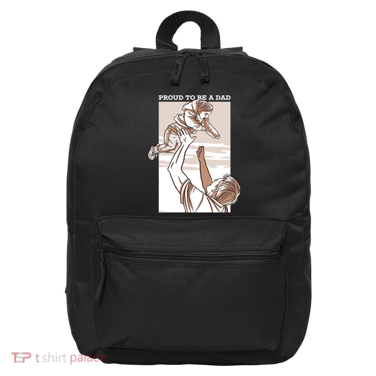 Proud To Be A Dad 16 in Basic Backpack