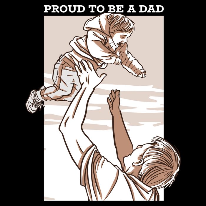 Proud To Be A Dad Cooling Performance Long Sleeve Crew