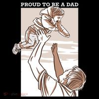 Proud To Be A Dad Youth Performance Sprint T-Shirt