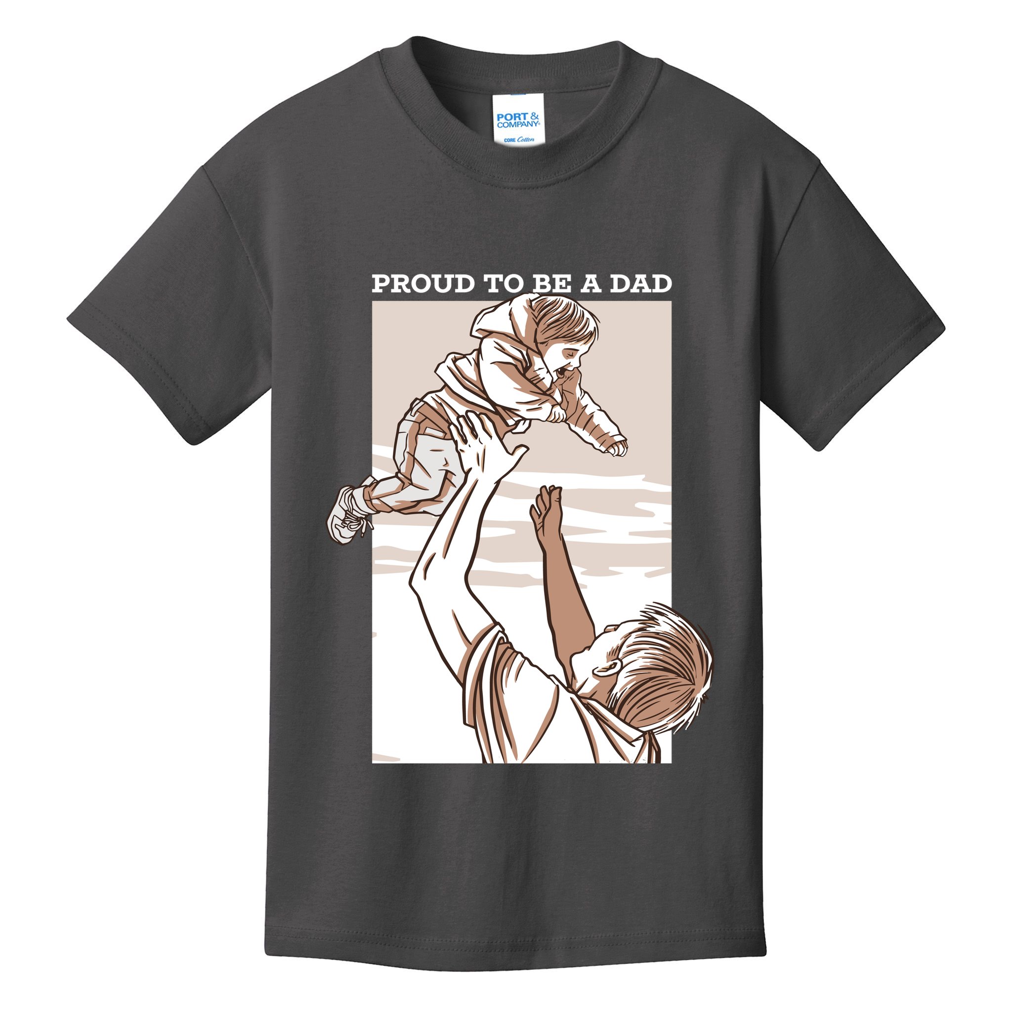 Proud To Be A Dad Kids T-Shirt