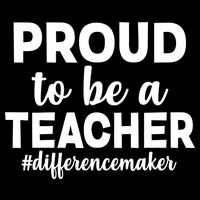 Proud To Be A Teacher #differencemaker Performance Shirt