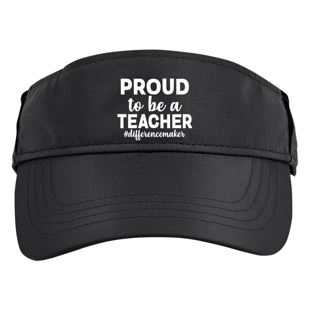 Proud To Be A Teacher #differencemaker Adult Drive Performance Visor