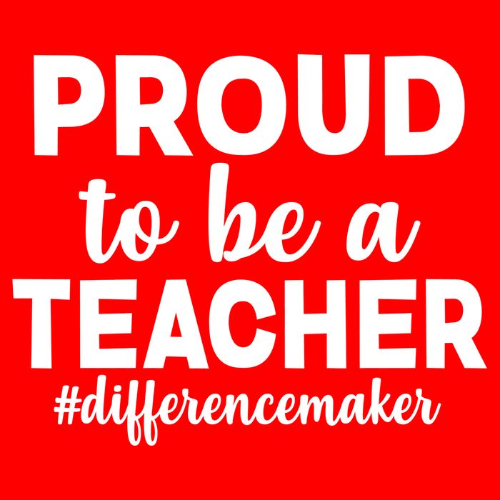Proud To Be A Teacher #differencemaker Bag