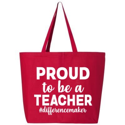 Proud To Be A Teacher #differencemaker 25L Jumbo Tote