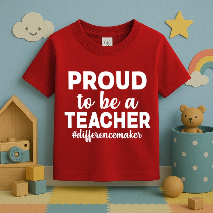 Proud To Be A Teacher #differencemaker Toddler T-Shirt