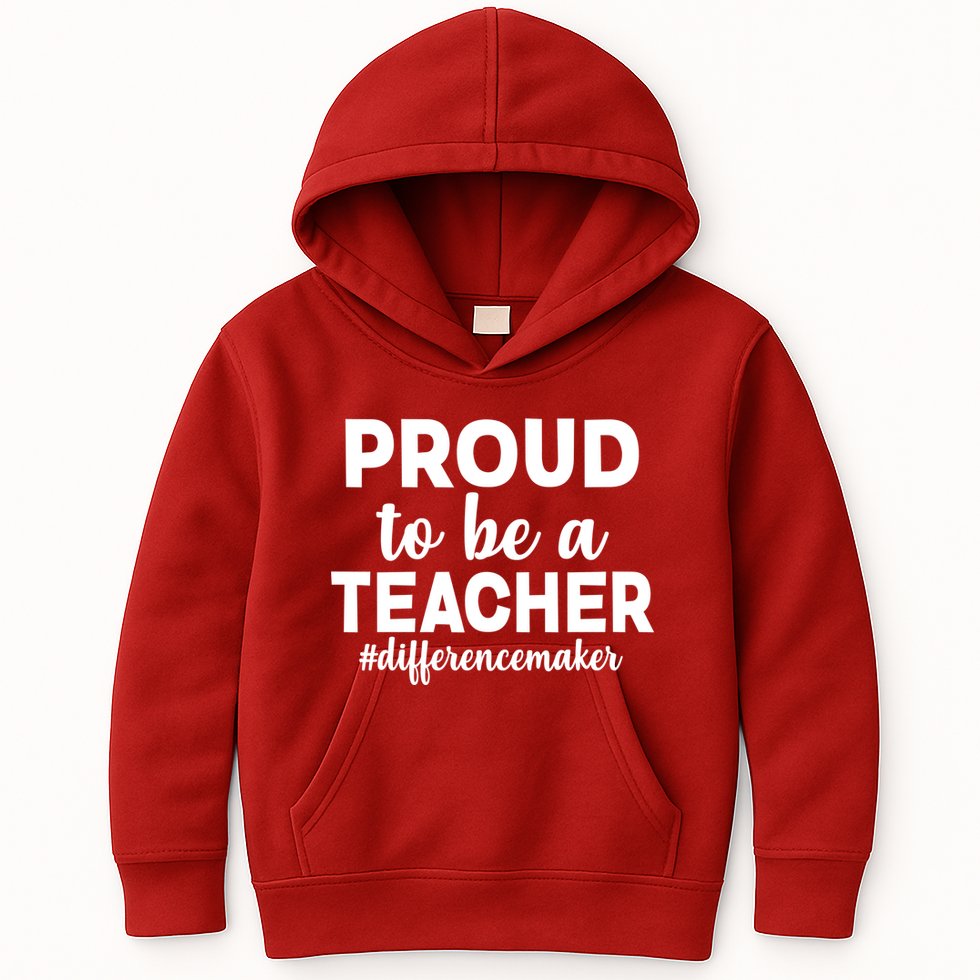 Proud To Be A Teacher #differencemaker Kids Hoodie