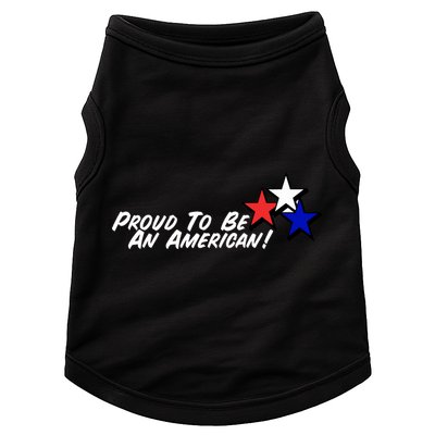 Proud To Be An American! Doggie Tank