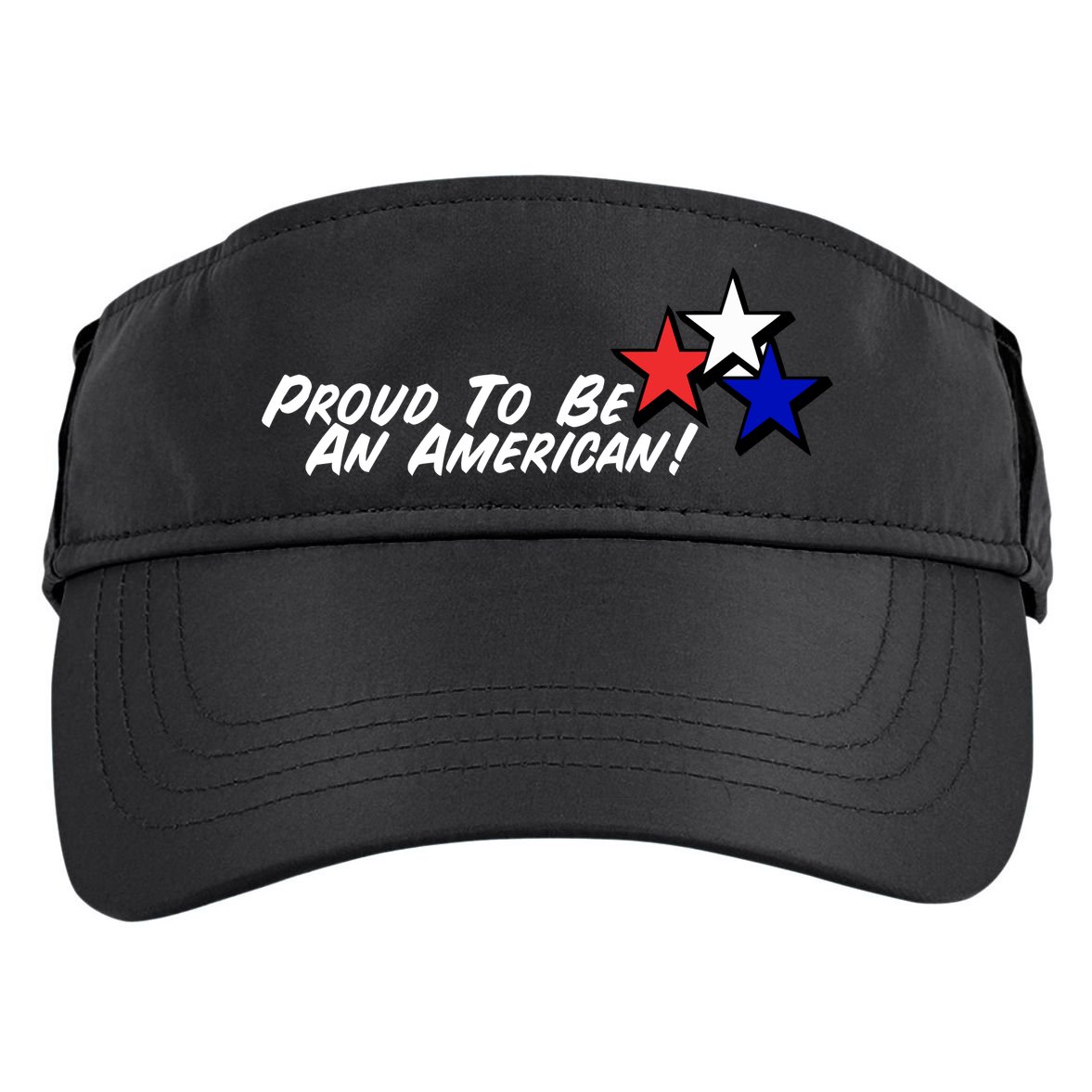Proud To Be An American! Adult Drive Performance Visor