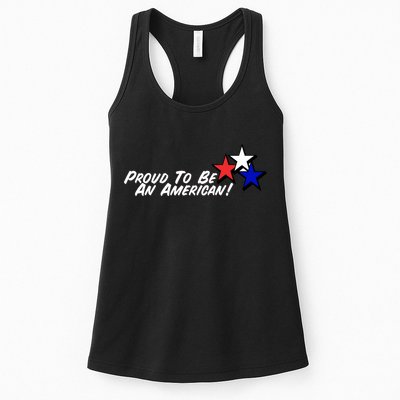 Proud To Be An American! Womens Tank Top