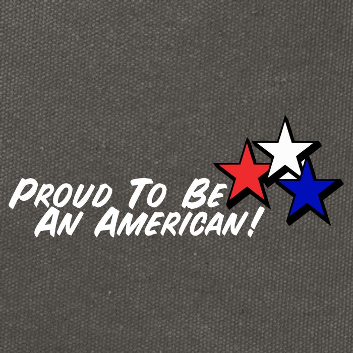 Proud To Be An American Cotton Canvas Backpack